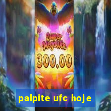 palpite ufc hoje